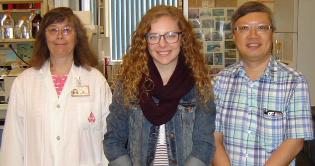 Dr.Godbout, Dr. Chan and Rebecca