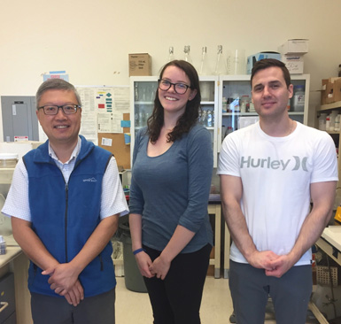 Dr. Chan, Emily Harvey and Cody Lewis